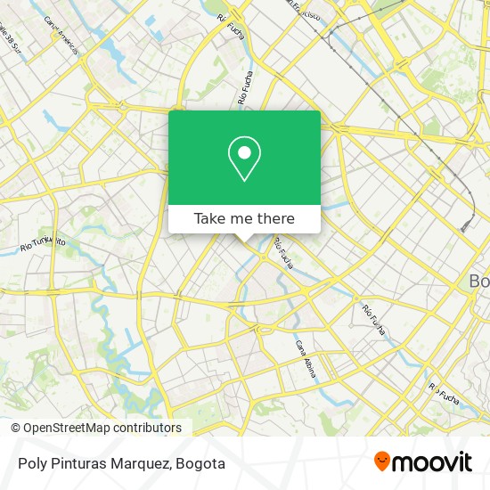Poly Pinturas Marquez map