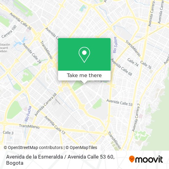 Avenida de la Esmeralda / Avenida Calle 53 60 map