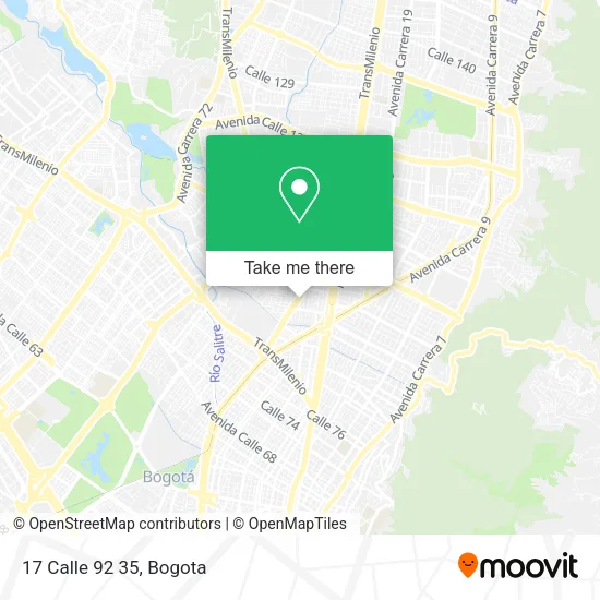 17 Calle 92 35 map