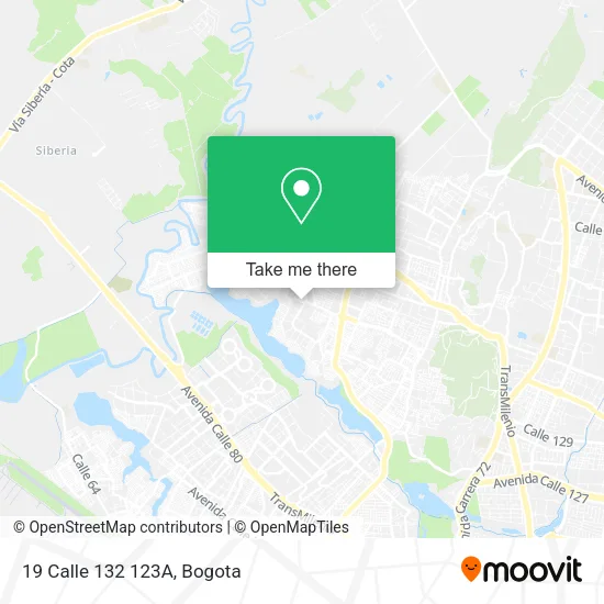 19 Calle 132 123A map