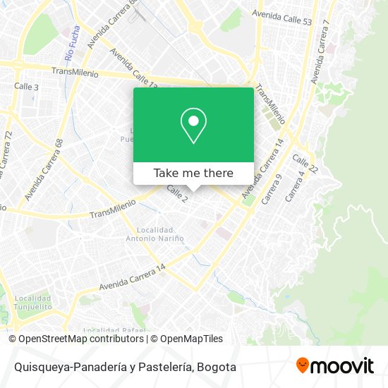 Quisqueya-Panadería y Pastelería map