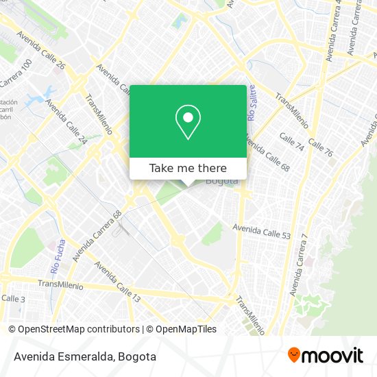 Avenida Esmeralda map