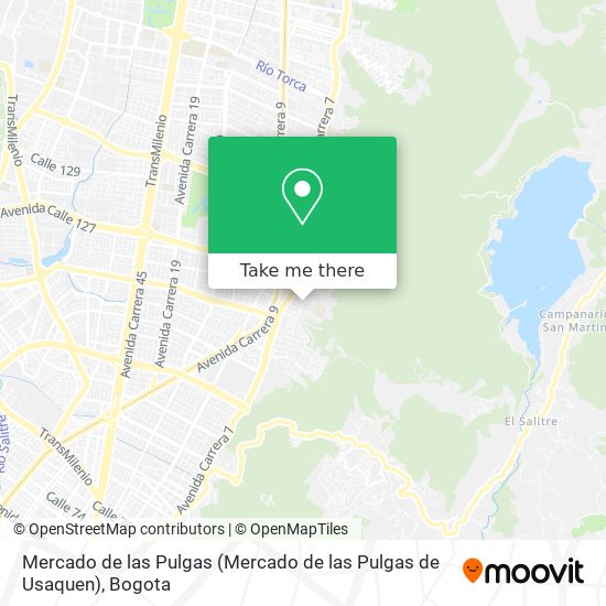 Mercado de las Pulgas map