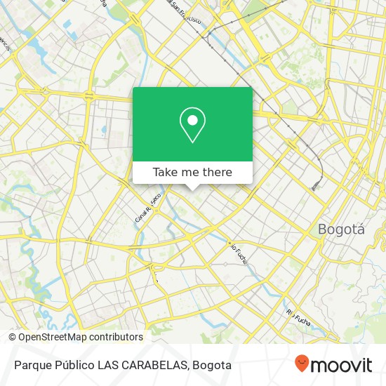 Parque Público LAS CARABELAS map