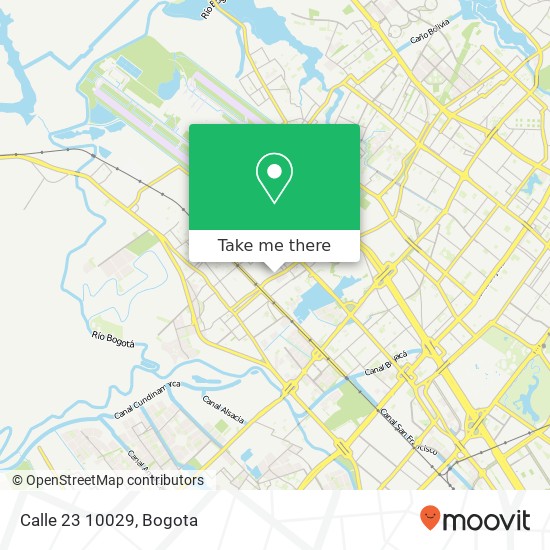 Calle 23 10029 map