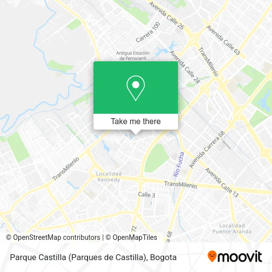 Mapa de Parque Castilla (Parques de Castilla)