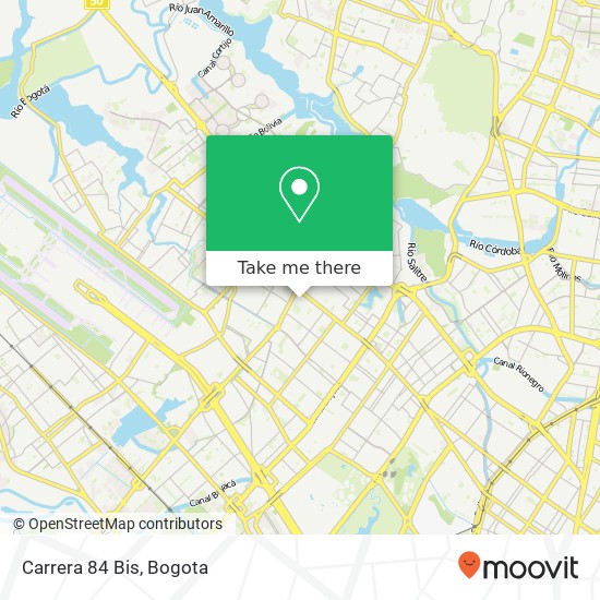 Mapa de Carrera 84 Bis