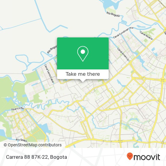Mapa de Carrera 88 87K-22