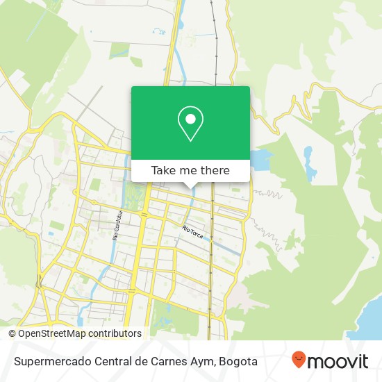 Supermercado Central de Carnes Aym map