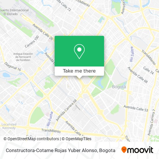 Constructora-Cotame Rojas Yuber Alonso map