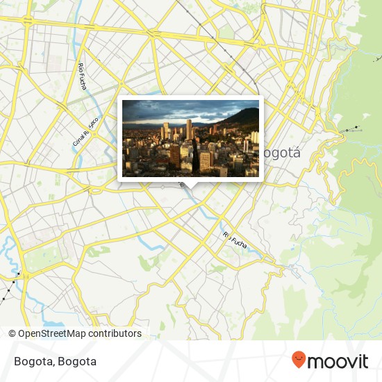 Bogota map