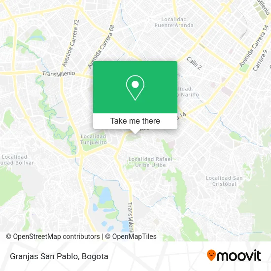 Mapa de Granjas San Pablo