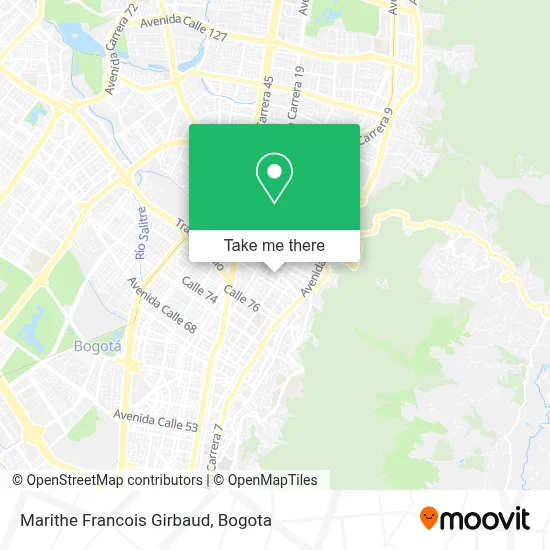 Marithe Francois Girbaud map