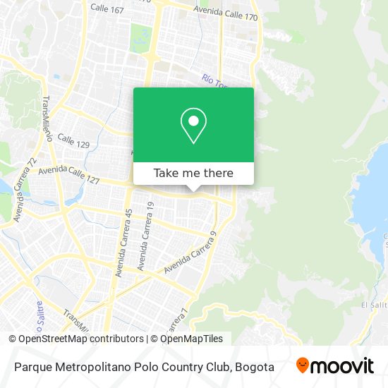 Parque Metropolitano Polo Country Club map