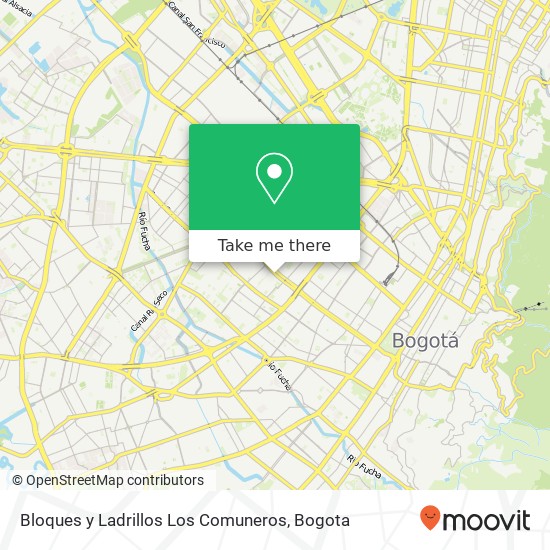 Bloques y Ladrillos Los Comuneros map