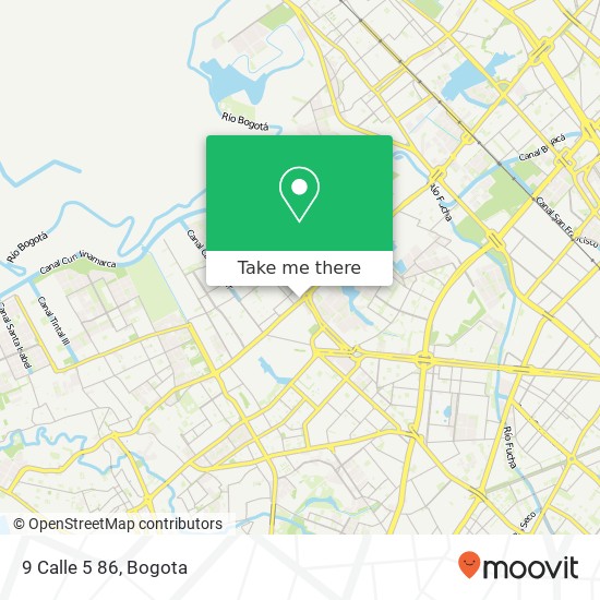 9 Calle 5 86 map