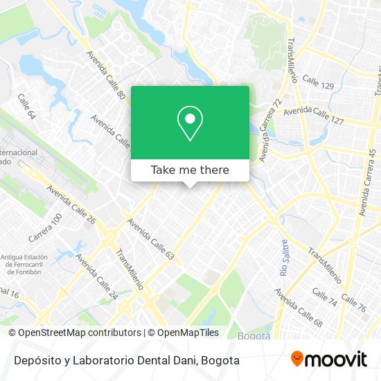 Depósito y Laboratorio Dental Dani map