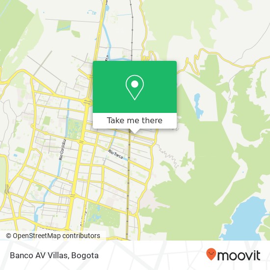 Banco AV Villas map