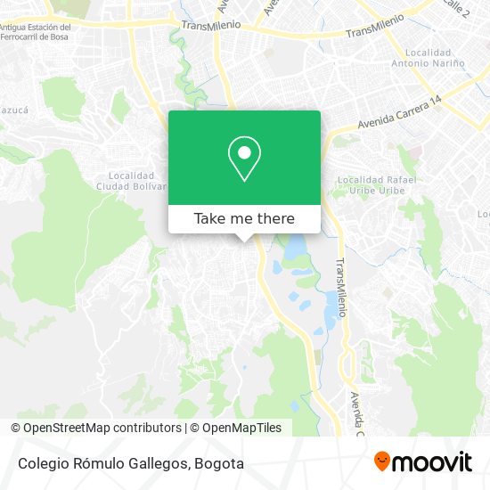 Colegio Rómulo Gallegos map