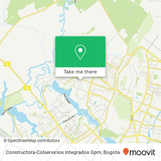 Mapa de Constructora-Colservicios Integrados Gpm