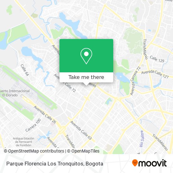 Parque Florencia Los Tronquitos map