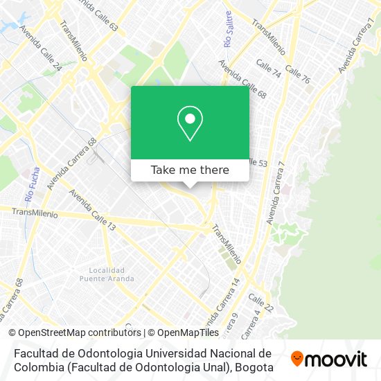 Facultad de Odontologia Universidad Nacional de Colombia (Facultad de Odontologia Unal) map