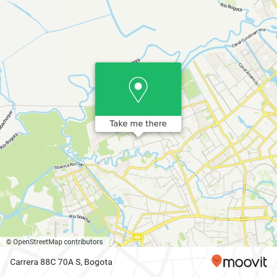 Mapa de Carrera 88C 70A S