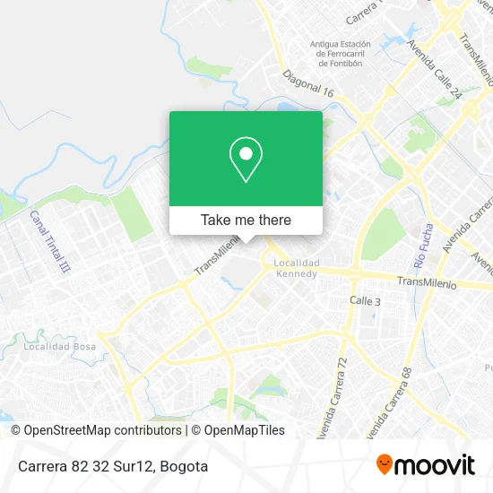 Mapa de Carrera 82 32 Sur12