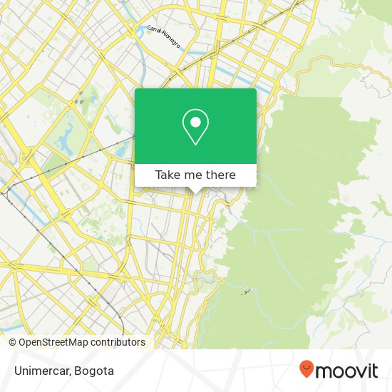 Mapa de Unimercar