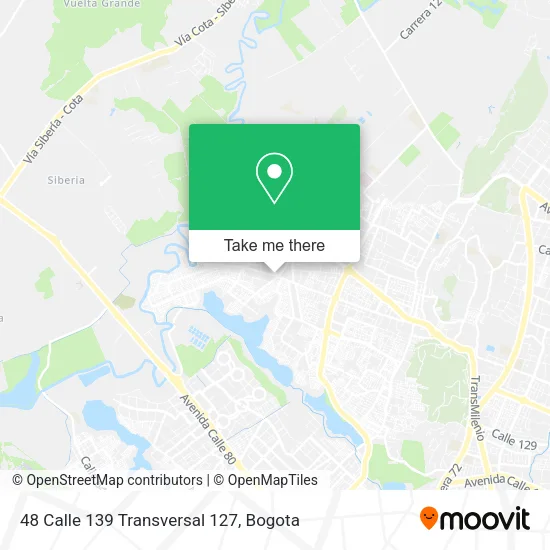 48 Calle 139 Transversal 127 map