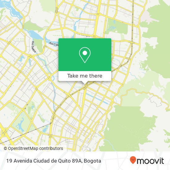 19 Avenida Ciudad de Quito 89A map