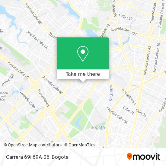 Mapa de Carrera 69i 69A-06
