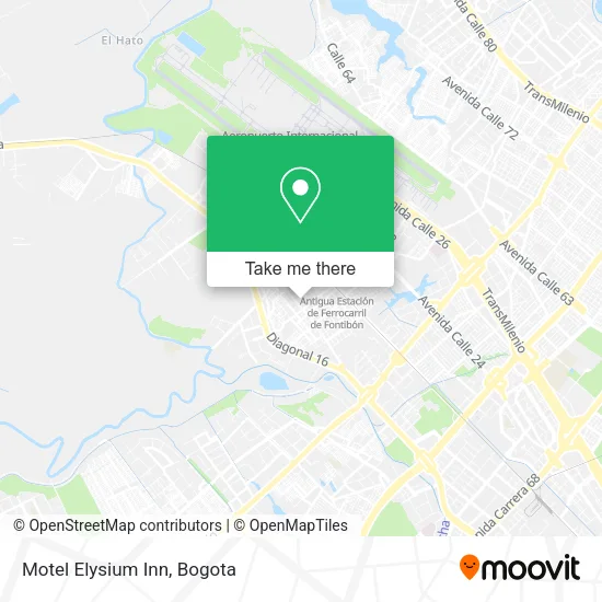 Mapa de Motel Elysium Inn