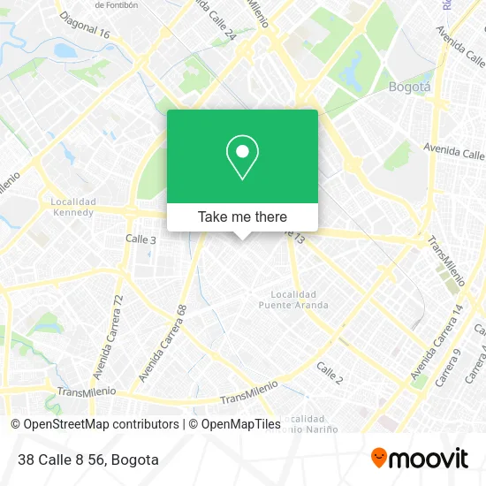 38 Calle 8 56 map