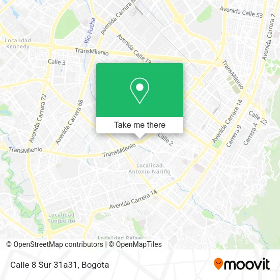 Mapa de Calle 8 Sur 31a31