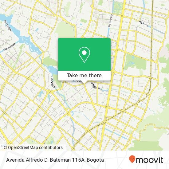 Avenida Alfredo D. Bateman 115A map