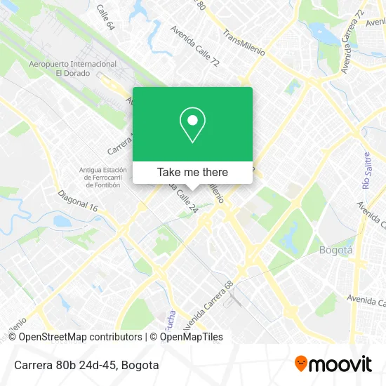Mapa de Carrera 80b 24d-45