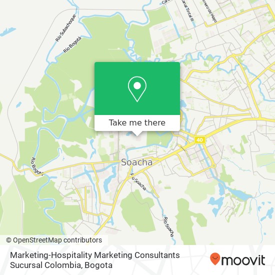 Marketing-Hospitality Marketing Consultants Sucursal Colombia map