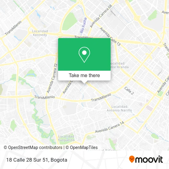 18 Calle 28 Sur 51 map