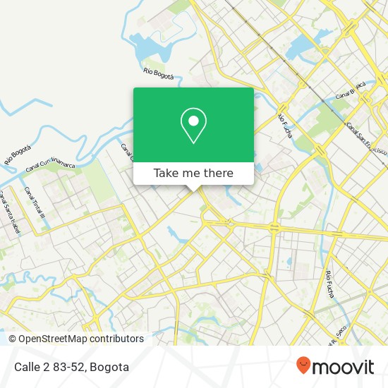 Calle 2 83-52 map