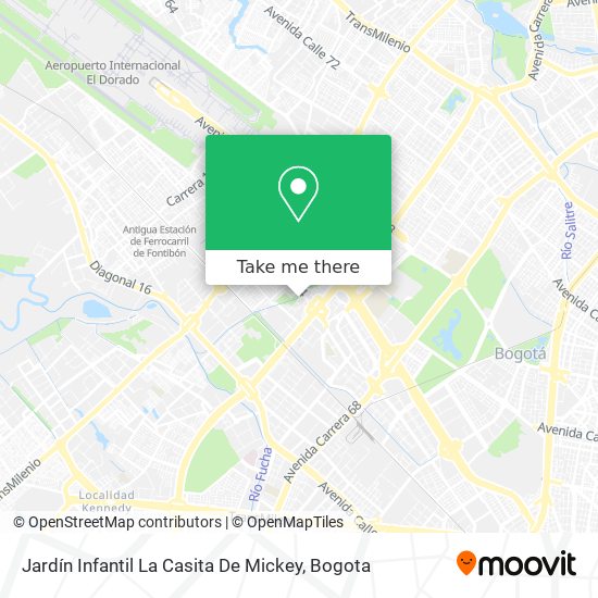 Jardín Infantil La Casita De Mickey map