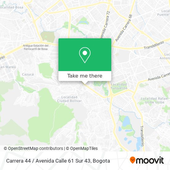 Carrera 44 / Avenida Calle 61 Sur 43 map