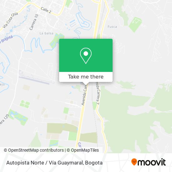 Autopista Norte / Vía Guaymaral map