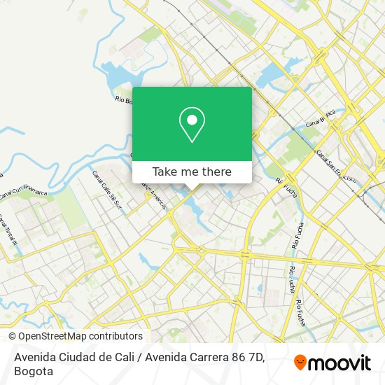 Avenida Ciudad de Cali / Avenida Carrera 86 7D map