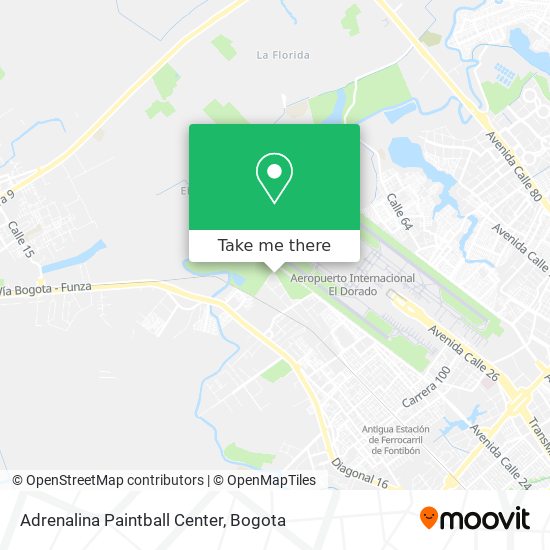 Mapa de Adrenalina Paintball Center