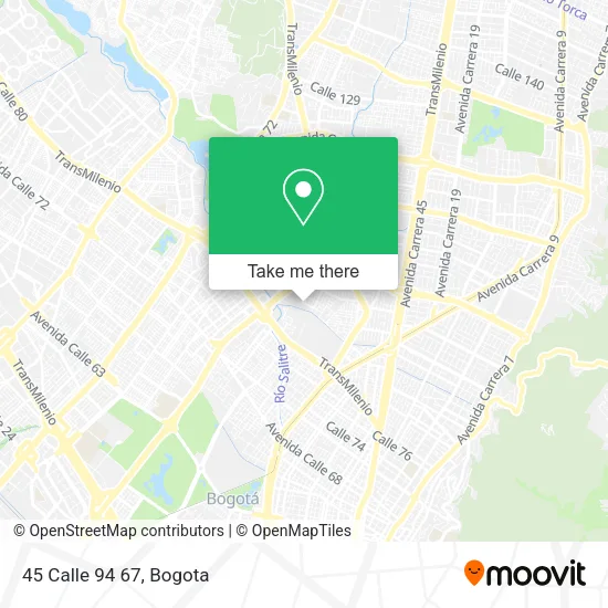45 Calle 94 67 map