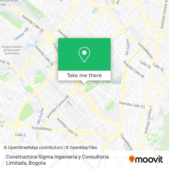 Mapa de Constructora-Sigma Ingenieria y Consultoria Limitada