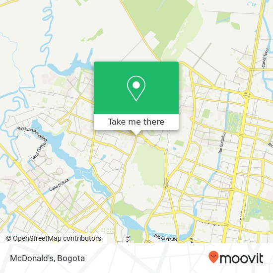 McDonald's map