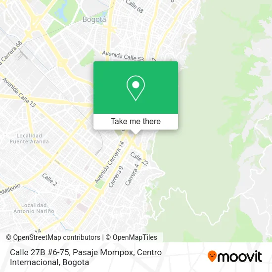 Calle 27B #6-75, Pasaje Mompox, Centro Internacional map