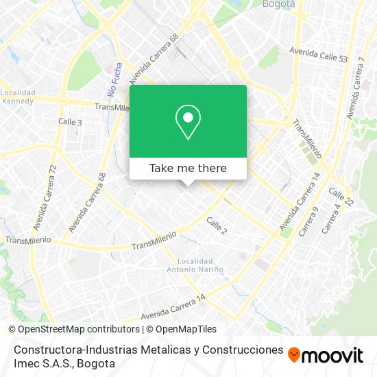 Constructora-Industrias Metalicas y Construcciones Imec S.A.S. map